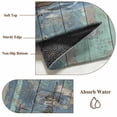 thumbnail image 6 of Round Area Rugs Collection 7 Ft, Vintage Sailboat Non-Slip Residential Carpet, Blue Ocean Seaports Anchors Farmhouse Wood Indoor Crawling Mats Runner Rugs for Living Room/Dining Room/Bedroom, 6 of 8