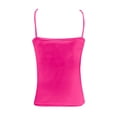 thumbnail image 5 of KHONTS Non Padded Shelf Bra Camisole Tops for Women Adjustable Spaghetti Strap Tank Top Summer Cami Shirt Red XXXXXL, 5 of 5