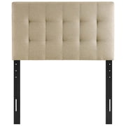 Modway Lily Tufted Headboard, Twin, Beige