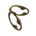 thumbnail image 4 of veasfak 2 Pieces Bronze Alloy Clip Backpack Keychain Keys Car Home Key Holder DIY, 4 of 8
