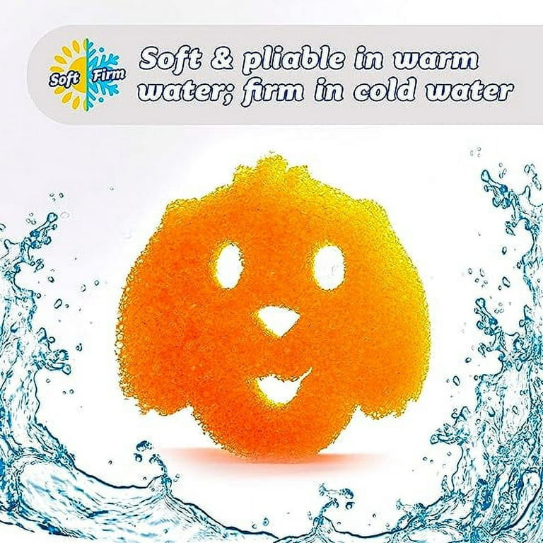 Scrub Daddy Sponge -Style Collection- Scratch-Free Scrubber for Dishes and  Home, Odor Resistant, Soft in Warm Water, Firm in Cold, Deep Cleaning