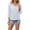 White, variant on BRGZLK Women's 3/4 Sleeve Solid Color Summer Gauzy Tops Trendy Button Decoration Henley Shirts Classy Cruise Going Out Outfits