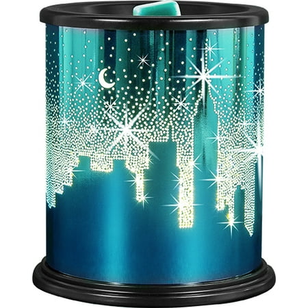Electric Plate Warmer - Better Homes & Gardens Flicker Hot Plate Wax Warmer, Skyline