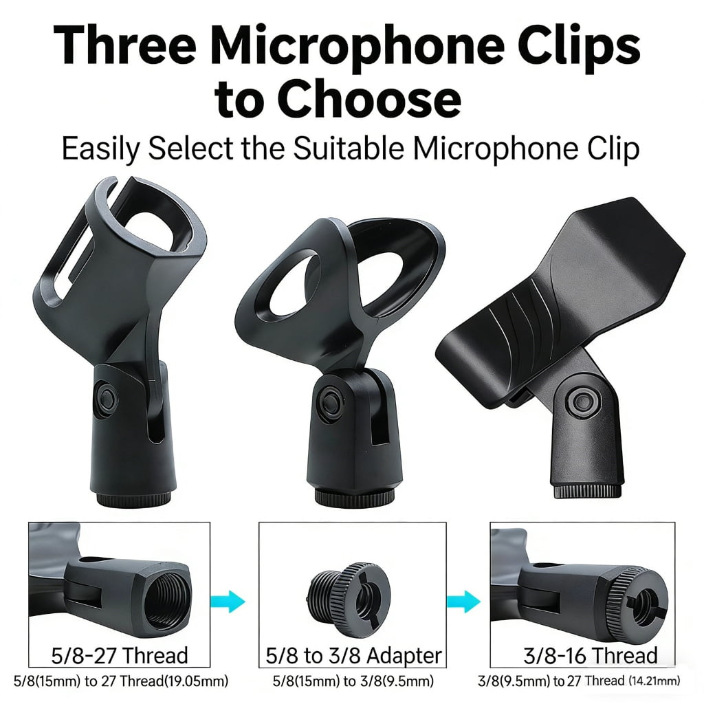Long Lasting Aluminum Desktop Mic Stand With Stable Base And Smooth For Vocal
