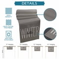 thumbnail image 6 of Hello Winter Table Runner 120 Inches Long Farmhouse Dress Scarves, Grey Merry Christmas Holiday Dining Tablerunner for Coffee Table/Kitchen Island/Party Décor, 13" x 120", 6 of 8