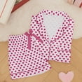thumbnail image 6 of Cotton Pajamas for Women Set Valentine's Day Pjs Sets Short Sleeve Tops and Shorts Outfit, 6 of 8