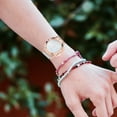 thumbnail image 5 of Reloj de pulsera con esfera de diseño de cielo estrellado para mujer, elegante reloj de cuarzo con cinturón, gris, 5 of 5