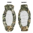 thumbnail image 6 of ZIATUBLES Leaf Branch Camo UTV Seat Covers 2 Pack, Waterproof Polyester Replacement Front Bench Seats Covers, Wear-Resistant UTV Outdoor Accessory Part for Kawasaki Mule, 6 of 8