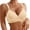 Light Yellow, variant on Push Up Bras for Women V Neck Side Support Lifting Lightweight Wireless Bralettes Everyday Bra