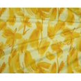 thumbnail image 4 of oneOone Polyester Spandex Yellow Fabric Florals Sewing Material Print Fabric By The Yard 56 Inch Wide-WPG, 4 of 4