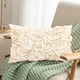 thumbnail image 5 of Juegos de colcha y cubrecama de estilo escandinavo, funda de almohada de color liso, funda de almohada de hojas, suave y cómoda, funda de cojín decorativa para sofá o dormitorio, funda de almohada de, 5 of 7