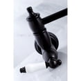 thumbnail image 3 of Kingston Brass KS3105PL Restoration Wall Mount Pot Filler Kitchen Faucet, Oil Rubbed Bronze, 3 of 5