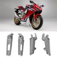 thumbnail image 3 of Foot Pegs, Exquisite Craftsmanship Strong Grip Rough  Front and Rear Motorcycle Foot Pegs Circlips Slip   for Motorbike, 3 of 8