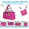 thumbnail image 2 of Bolsa de lona Bago, grande, 80 litros, para viajes de mujeres y hombres con bolsa de zapatos, 2 of 8