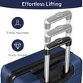 thumbnail image 3 of 4 Piece Luggage Sets Travel Suitcase Set,20/24/28/32 inch Luggage with 7PCS Organizer Bags, Navy, 3 of 12