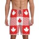 thumbnail image 1 of Balery Maple Leaves1 Pantalones cortos de pijama de punto de algodón para hombre con cinturilla y bolsillos-XX-Large, 1 of 6