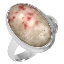 Cinnabar Women Jewelry 925 Sterling Silver Ring
