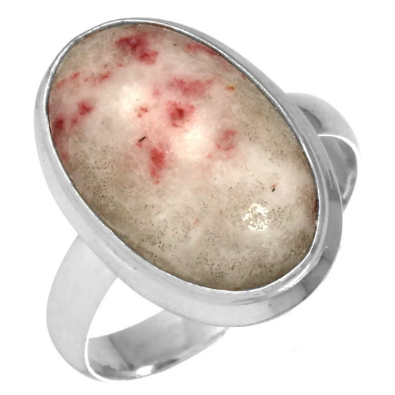 Cinnabar Women Jewelry 925 Sterling Silver Ring