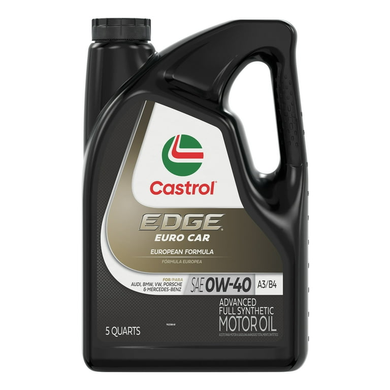Castrol EDGE 5W-40 A3/B4 4L ( x 2個) Castrol Edge Euro 5W-40 A3/B4 Advanced Full Synthetic Motor