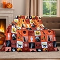 thumbnail image 3 of Cozy Printed Throw Christmas Blanket - 300 GSM Fleece Throw Size for Home Decoration, Ultra Soft Blanket (Throw - 50" x 60") - I, 3 of 6