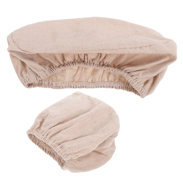 OUNONA 2Ud Para Cesta De Pan Estilo Campestre Beige Con Control De Humedad Y Ventilación