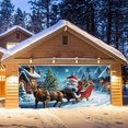 thumbnail image 4 of Riforla Holiday Cheer Garage Festive Christmas Banner with Bright Colors Festive Design Perfect for Auto Enthusiasts Home Garages Easy Hanging Durable Material Flags Banners Accessories F, 4 of 5