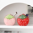 thumbnail image 5 of Strawberry Pen Holder Pink office supplies, 1X Strawberry Pen Holder Office&Craft&Stationery, Pink, 5 of 6