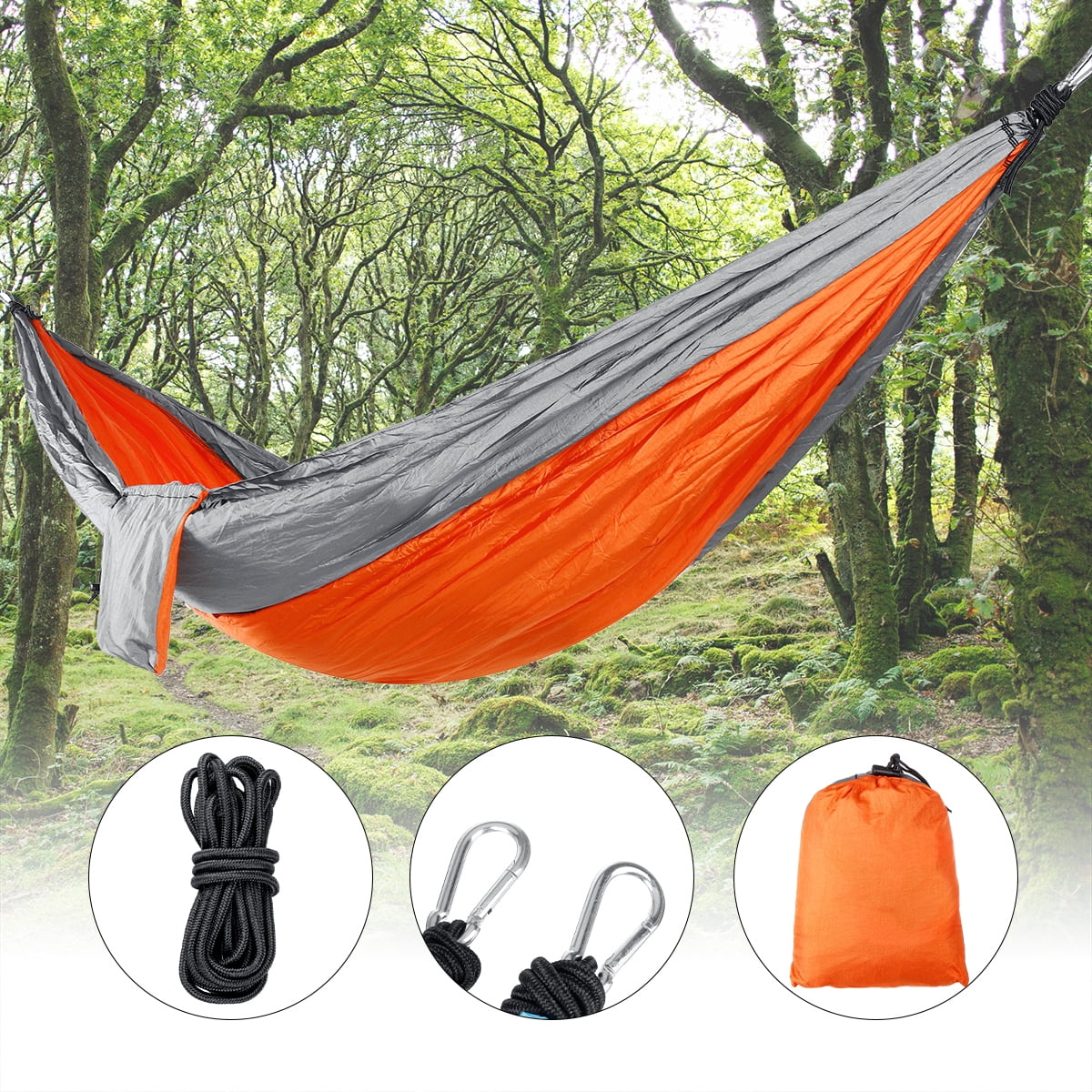 300kg Large Hammock Outdoor Hanging Bed Garden Travel Beach Swinging Bed Camping For 2 People 260x140cm Walmart Canada