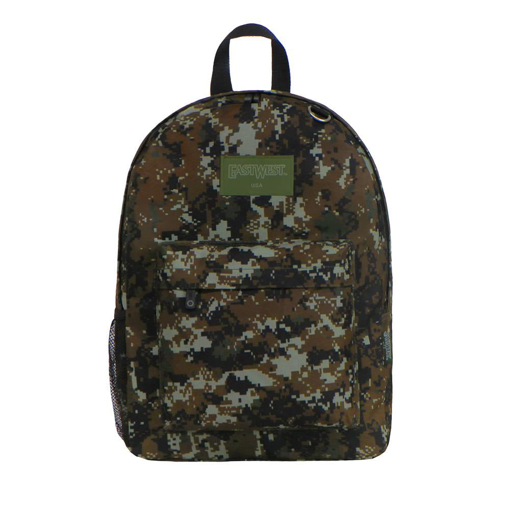 NEW BACKPACK EAST WEST USA BC101S CAMOUFLAGE MILITARY 16.5" TAN ACU CAMO