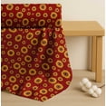 thumbnail image 4 of Soimoi Red Cotton Poplin Fabric Sunflower Floral Print Sewing Fabric Yard 42 Inch Wide, 4 of 7