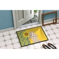 thumbnail image 4 of Carolines Treasures 18 x 27 in. Summer Sunflowers Toy Cream Poodle Indoor or Outdoor Mat, 4 of 5