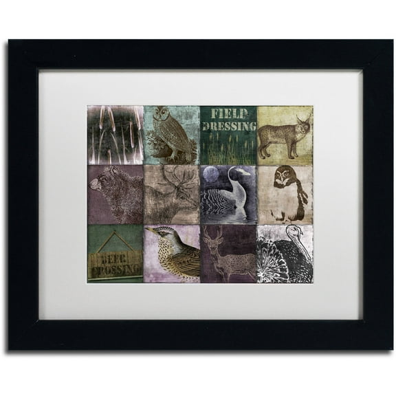 Trademark Fine Art "Hunting Season VI" Canvas Art by Color Bakery White Matte, Black Frame