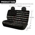 thumbnail image 4 of Psesaysky Car Seat Cover for Car Interior Work, Distressed Digital Camo American Flag Pattern 2 Pcs Set Rear Bench Seat Cover Durable Decorative, 4 of 7
