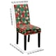thumbnail image 3 of Fundas para sillas navideñas con luces y pelotas - Fundas de cuadros festivos para sillas de comedor, decoración navideña roja y verde, 3 of 6
