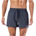 thumbnail image 2 of Quick Dry Shorts Plus Size Mens Shorts Gym Shorts Men Big and Tall Casual Sweat Shorts Men Thin Shorts Men Mens Shorts Clearance, Gray, L, 2 of 9