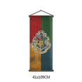 thumbnail image 1 of Bandera colgante a cuadros para fans de Harry Potter Bandera del Colegio Hogwarts de Magia y Hechicería Tapiz Decoración de escena interior Pintura colgante Bandera-Slytheri, 1 of 3