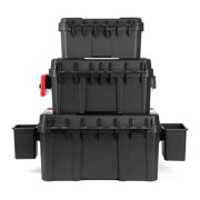 Hyper Tough 13-Inch Toolbox – Heavy-Duty Resin Storage with Padlock Compatibility & Foldable Handle
