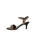 thumbnail image 5 of Laro Studs & Pearls Detail Leopard Sandals, 5 of 9