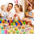 thumbnail image 5 of Unfilled Easter Eggs, 24Pcs Empty Plastic Eggs Fillable with Candy, Presents for Toy Basket, Easter Decorations Toy Egg Basket - Boys and Girls, 5 of 7