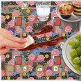 thumbnail image 6 of Pioneer Flower Floral Print Pattern Round Tablecloth 60 X 60 Inch, Wrinkle Resistant Wipeable Table Cloth for Kitchen Dining Picnic Patio Party, 6 of 6
