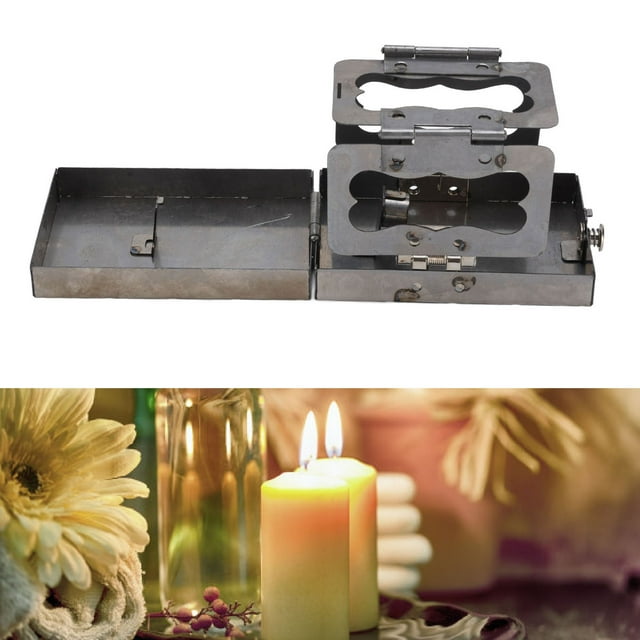 Linterna De Vela De Metal, Diseño De Parabrisas Linterna De Vela Decorativa Portátil Exquisita Artesanía Estética Vintage Para Acampar