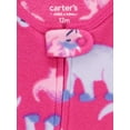 thumbnail image 3 of Carter's Child of Mine Toddler Girl Pajama Sleeper, 2-Pack, One-Piece, Sizes 12M-5T, 3 of 6