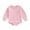 Pink, variant on Aojekbee Baby Romper, Long Sleeve Crew Neck Solid Fall Bodysuit Clothes with Pocket for Girls Boys