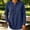 Blue, variant on Womens Denim Shirt Long Sleeve Button Down Shirt Casual Jean Shirt Jacket Vintage Denim Blouses Tops with Pockets White XL