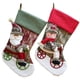thumbnail image 4 of 2 calcetines de Navidad bolsas de regalo de Papá Noel bolsa de dulces de Papá Noel muñeca estéreo calcetines decorativos de Navidad bolsa de regalo 45*22cm, 4 of 4