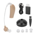 thumbnail image 1 of Amplificador de sonido recargable, uso cómodo, sonidos claros, audífonos con reducción de ruido, enchufe estadounidense de 100 a 240V, 1 of 14