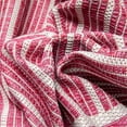 thumbnail image 2 of Well Woven Indoor/Outdoor Area Rug 7'10" x 9'10" Frankie Fuchsia Red Striped Border, 2 of 7