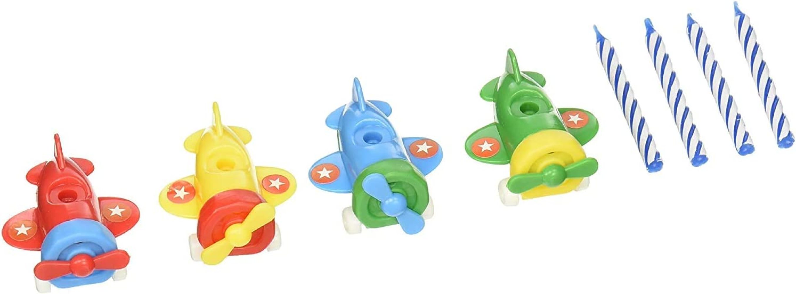 Airplane Candle Holders with Candles