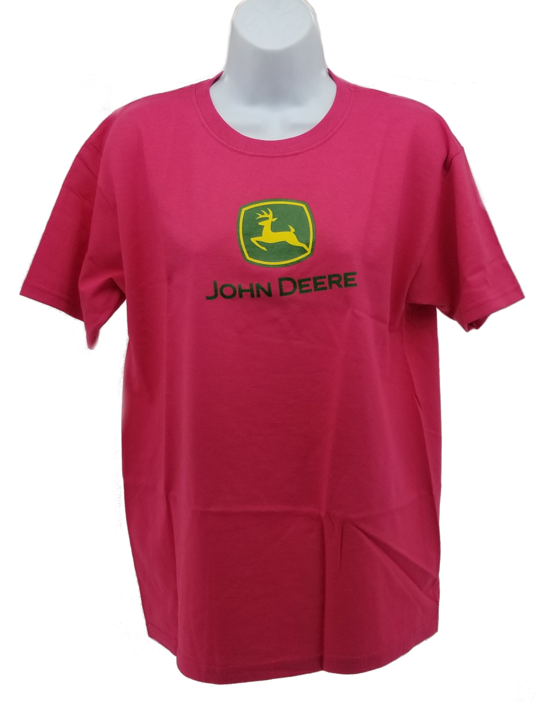 Youth John Deere Logo TShirt (Bright Pink)(XL) LP11933