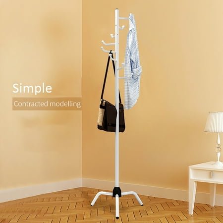 Coat Rack Clothes Tree Coatrack Hat Hanger Hallstand Free Standing Simple Fashion And Stand With L Shaped Hooks Tripod Base For Kitchen Bathroom Bedroom Office - Lamp Coat Rack Coat Rack Clothes Tree Coatrack Hat Hanger Hallstand Free Standing Simple Fashion And Stand With L Shaped Hooks Tripod Base For Kitchen Bathroom Bedroom Office - Lamp Coat Rack